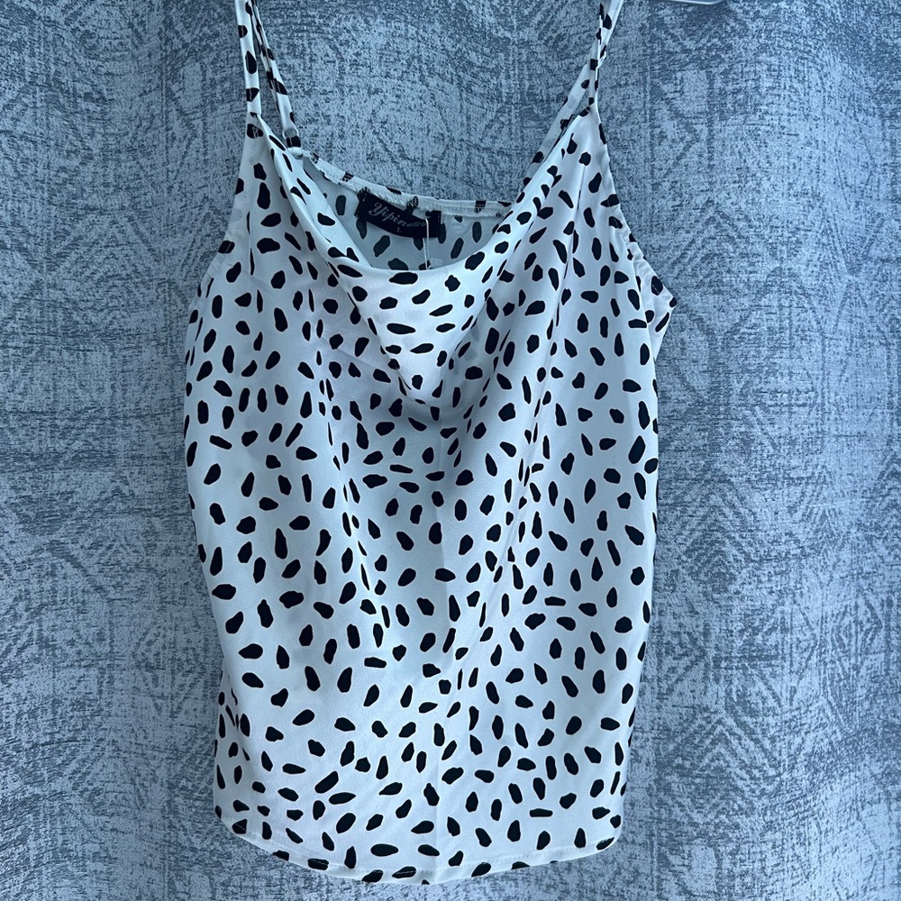 White and black tank
